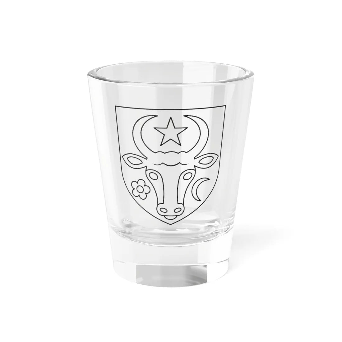 COA of Stephen III of Moldavia (Moldova) (Coat of Arms) Shot Glass 1.5oz 1.5oz - Go Mug Yourself