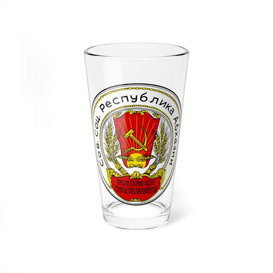 COA of the Abkhazia 1921-1925 (Georgia) (Coat of Arms) Pint Glass 16oz 16oz - Go Mug Yourself