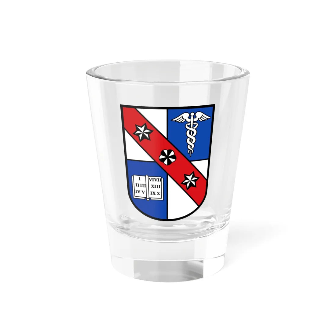 CoA of the Mises family (Austria) (Coat of Arms) Shot Glass 1.5oz 1.5oz - Go Mug Yourself