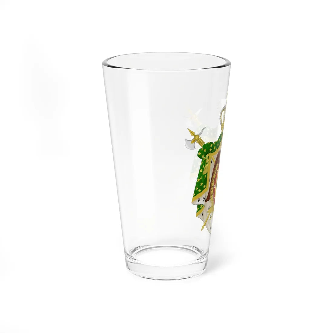 COA of the Napoleonic Kingdom of Italy Variant (Italy) (Coat of Arms) Pint Glass 16oz - Go Mug Yourself