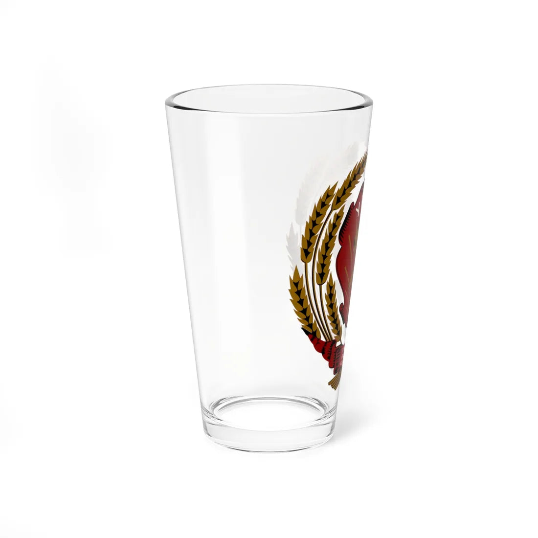 COA of the Ukrainian SSR 1937-1949 (Soviet Union) (Coat of Arms) Pint Glass 16oz - Go Mug Yourself