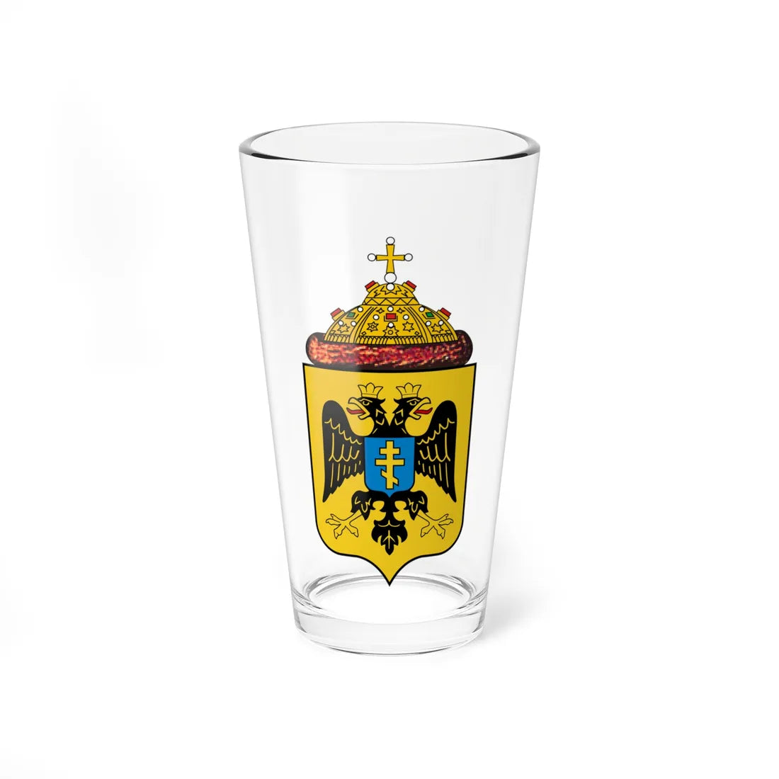 COA of Tsardom of Tauric Chersoneses 1882 (Russia) (Coat of Arms) Pint Glass 16oz 16oz - Go Mug Yourself