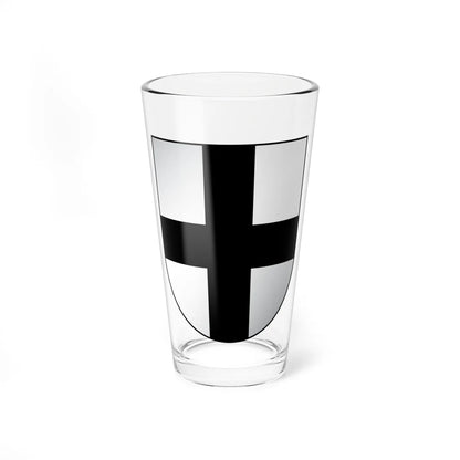 COA of United Baltic Duchy (Latvia) (Coat of Arms) Pint Glass 16oz - Go Mug Yourself