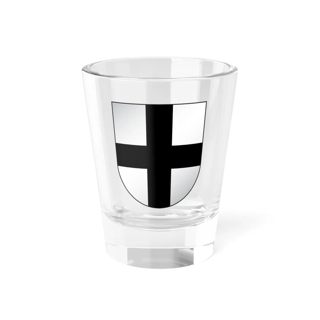 COA of United Baltic Duchy (Latvia) (Coat of Arms) Shot Glass 1.5oz 1.5oz - Go Mug Yourself