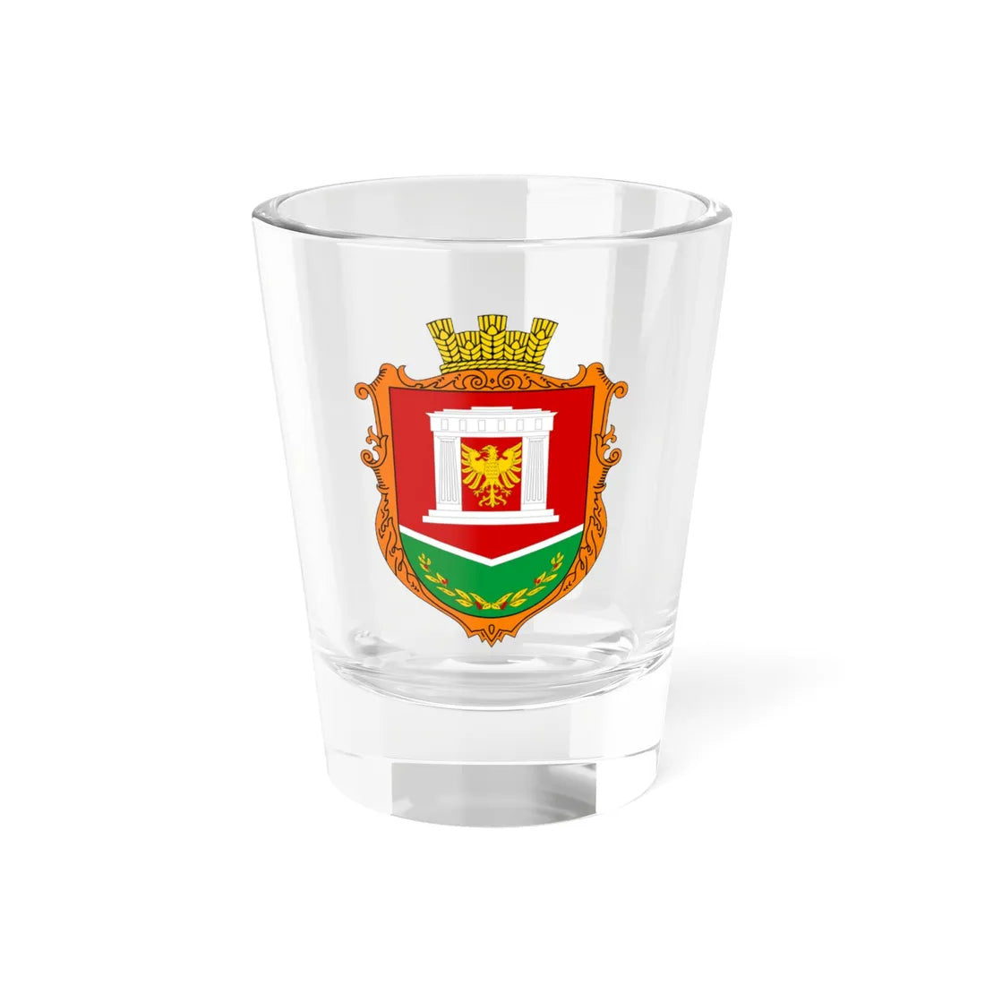 COA Orlyne Sevastopol Ukraine UHT (Russia) (Coat of Arms) Shot Glass 1.5oz 1.5oz - Go Mug Yourself