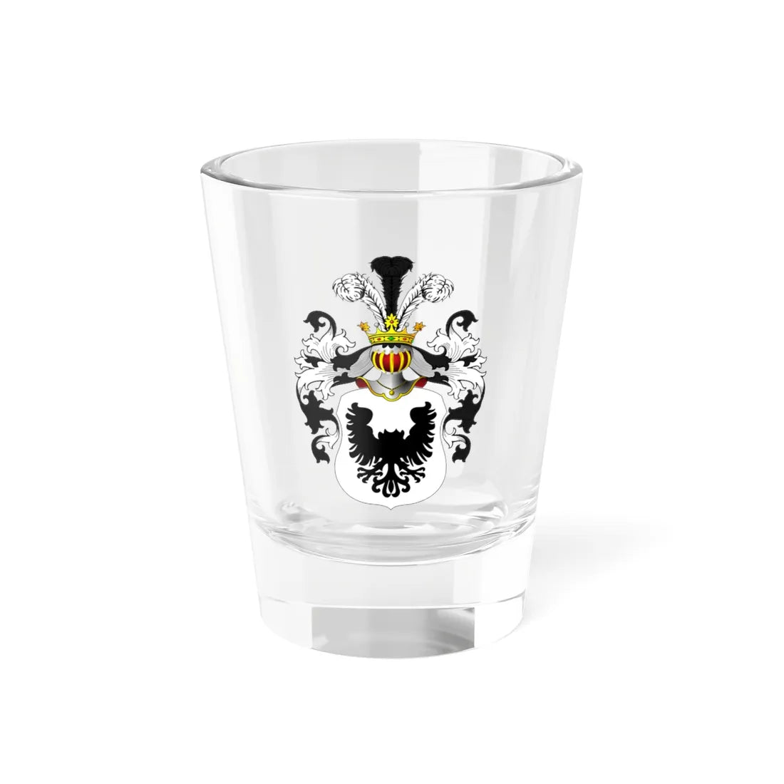 COA Orzeł bez głowy Domu Saszowskich (Poland) (Coat of Arms) Shot Glass 1.5oz 1.5oz - Go Mug Yourself