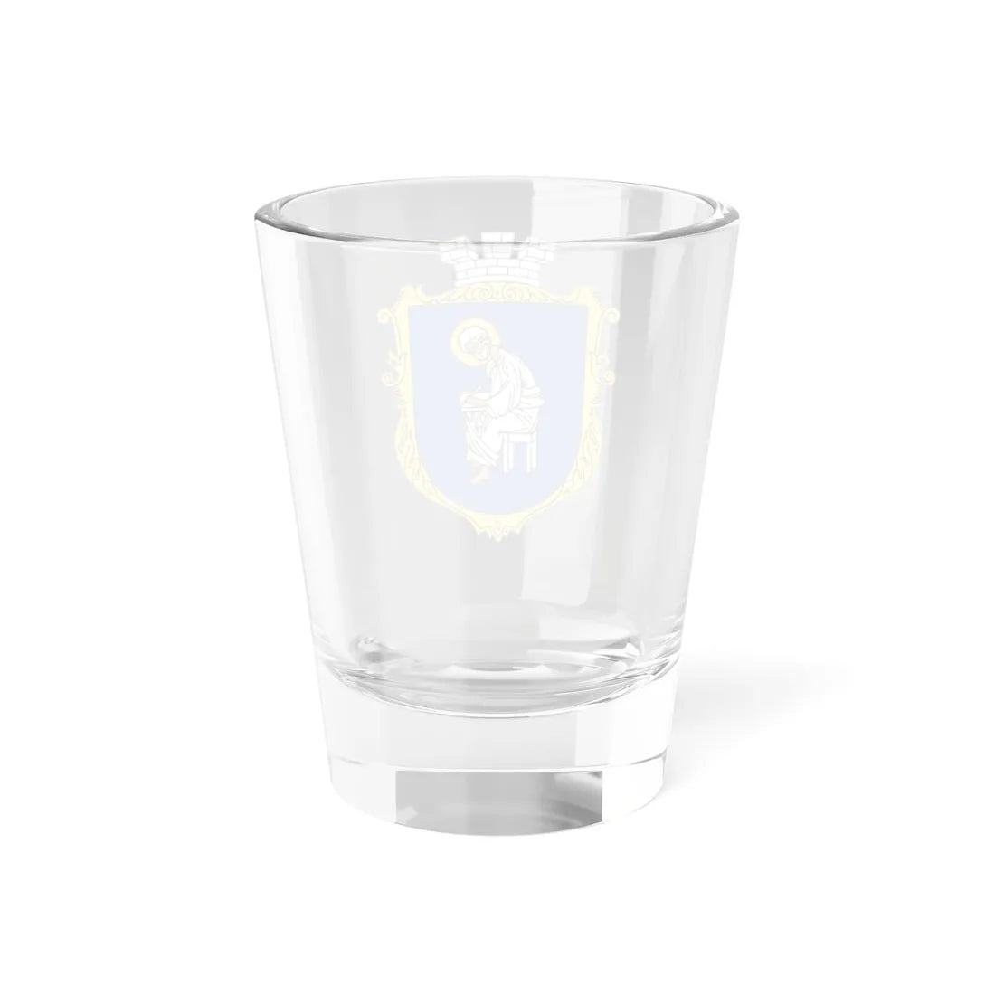 COA Pecherskyi Kyiv Ukraine UHT (Ukraine) (Coat of Arms) Shot Glass 1.5oz - Go Mug Yourself