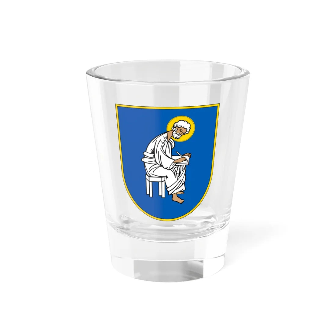 COA Pecherskyi Kyiv Ukraine (Ukraine) (Coat of Arms) Shot Glass 1.5oz 1.5oz - Go Mug Yourself