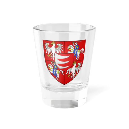 COA polish king Etienne Bathory (Lithuania) (Coat of Arms) Shot Glass 1.5oz 1.5oz - Go Mug Yourself