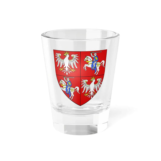 COA polish king Jagellon (Lithuania) (Coat of Arms) Shot Glass 1.5oz 1.5oz - Go Mug Yourself