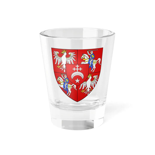 COA polish king Michel Wisniowiecki (Lithuania) (Coat of Arms) Shot Glass 1.5oz 1.5oz - Go Mug Yourself