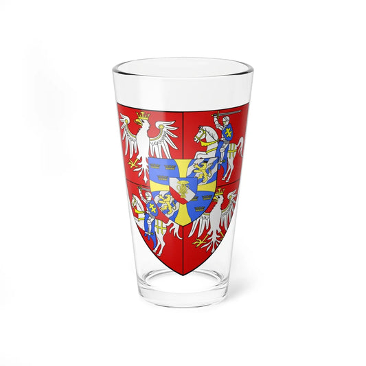 COA polish king Vasa (Lithuania) (Coat of Arms) Pint Glass 16oz 16oz - Go Mug Yourself