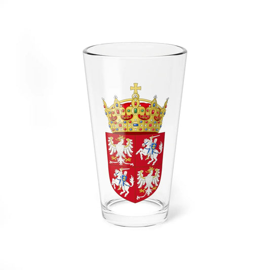 COA Polish-Lithuanian Commonwealth (Lithuania) (Coat of Arms) Pint Glass 16oz 16oz - Go Mug Yourself