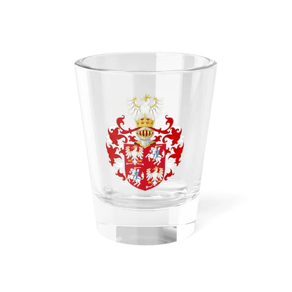 COA Polish-Lithuanian Commonwealth with crest (Lithuania) (Coat of Arms) Shot Glass 1.5oz 1.5oz - Go Mug Yourself