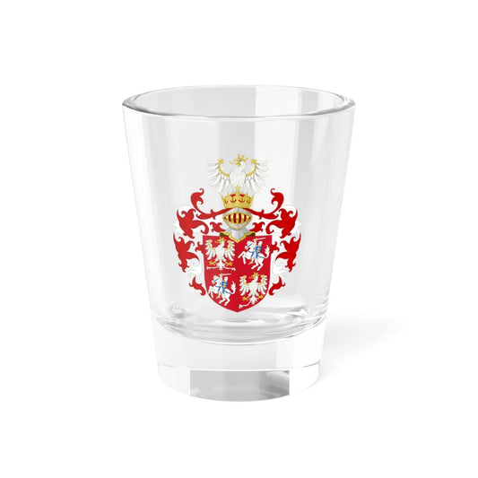 COA Polish-Lithuanian Commonwealth with crest (Lithuania) (Coat of Arms) Shot Glass 1.5oz 1.5oz - Go Mug Yourself