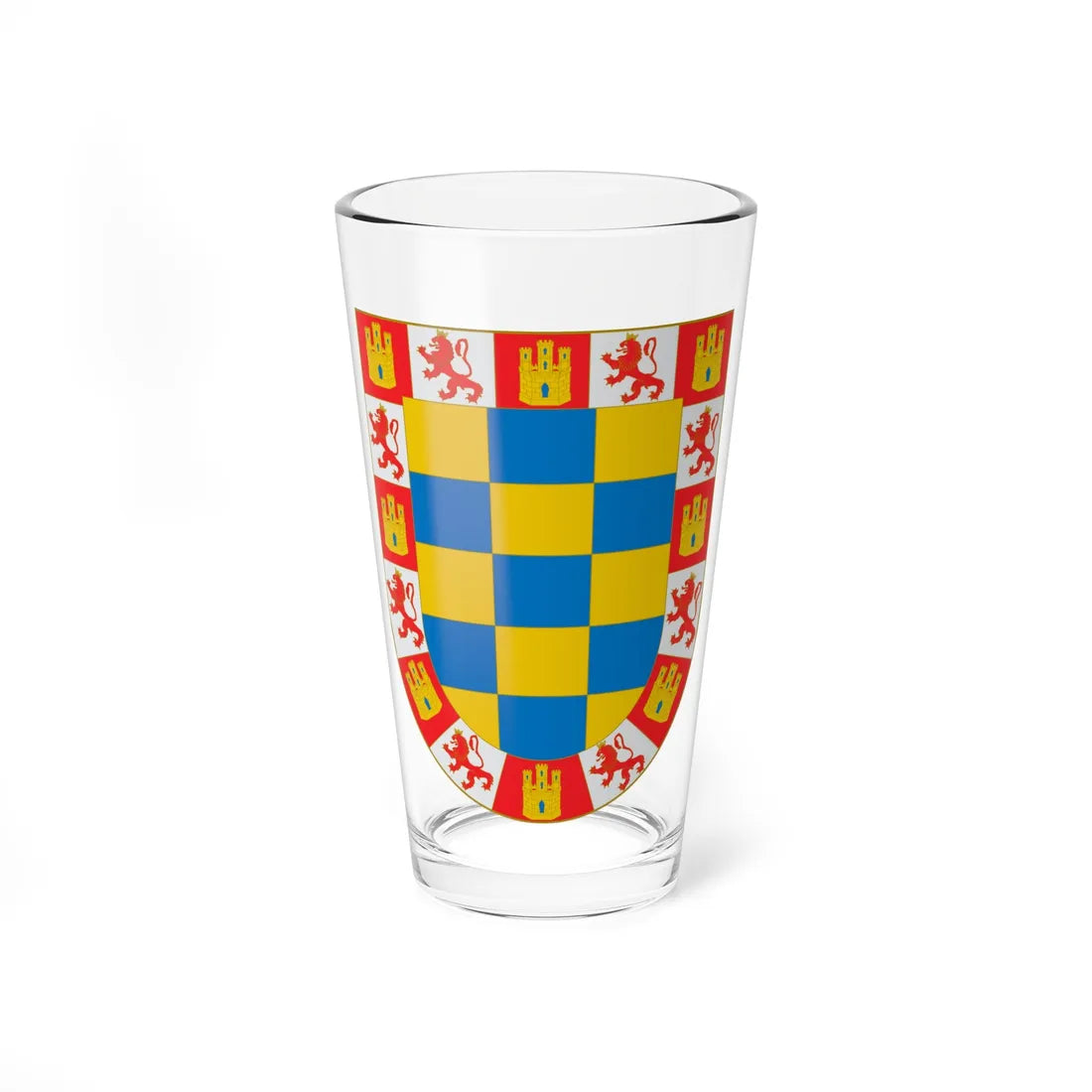 COA Portocarrero count of Montijo (Spain) (Coat of Arms) Pint Glass 16oz - Go Mug Yourself