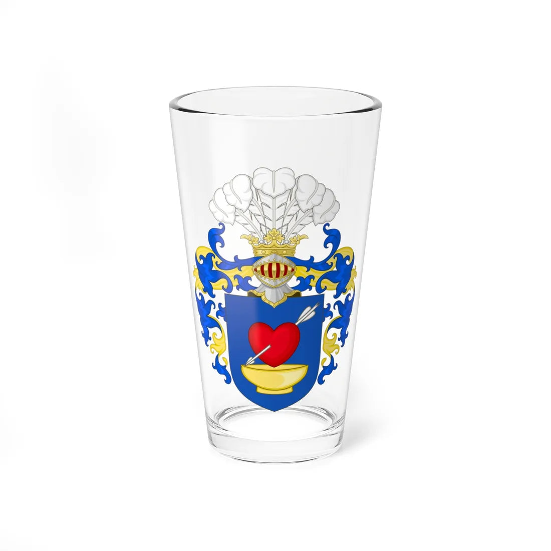 COA Przyjaciel (Poland) (Coat of Arms) Pint Glass 16oz 16oz - Go Mug Yourself