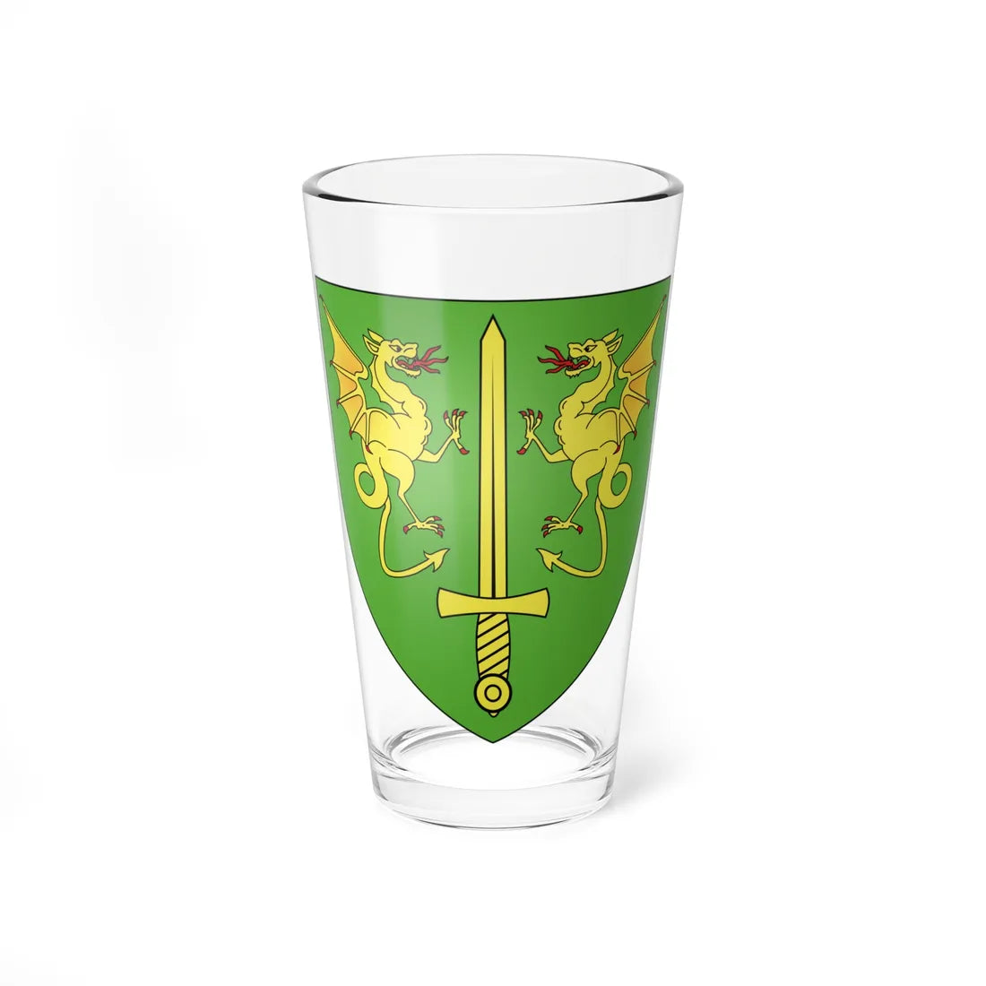 COA pt garde nationale républicaine sans ornement extérieurs (Portugal) (Coat of Arms) Pint Glass 16oz 16oz - Go Mug Yourself