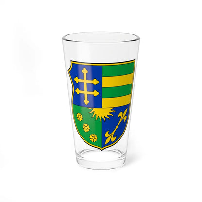 Coa Romania Country History Ștefan cel Mare 1457-1504 v2 (Oman) (Coat of Arms) Pint Glass 16oz 16oz - Go Mug Yourself