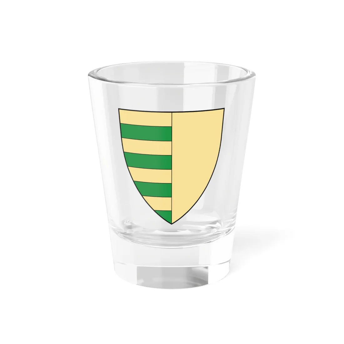 Coa Romania Country Wallachia History 2 14th century (Oman) (Coat of Arms) Shot Glass 1.5oz 1.5oz - Go Mug Yourself