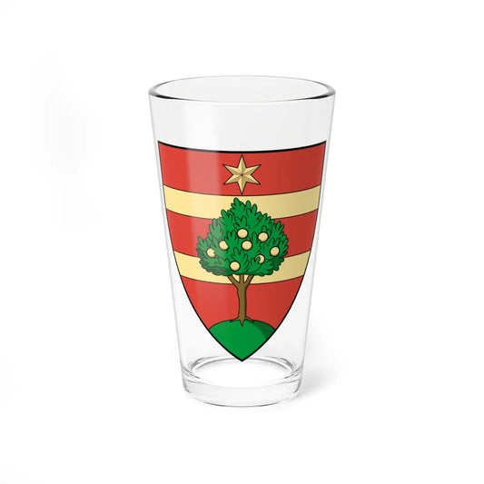 Coa Romania County Maros History (Oman) (Coat of Arms) Pint Glass 16oz 16oz - Go Mug Yourself