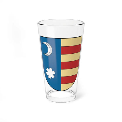 Coa Romania Family Vlad Țepeș (Oman) (Coat of Arms) Pint Glass 16oz - Go Mug Yourself