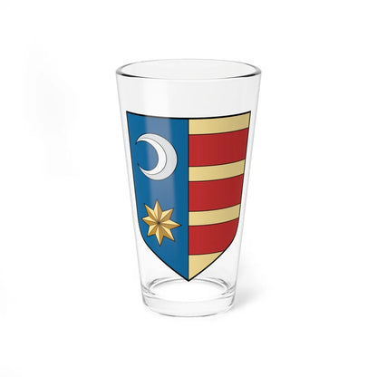 Coa Romania Family Vlad Țepeș v2 (Oman) (Coat of Arms) Pint Glass 16oz 16oz - Go Mug Yourself