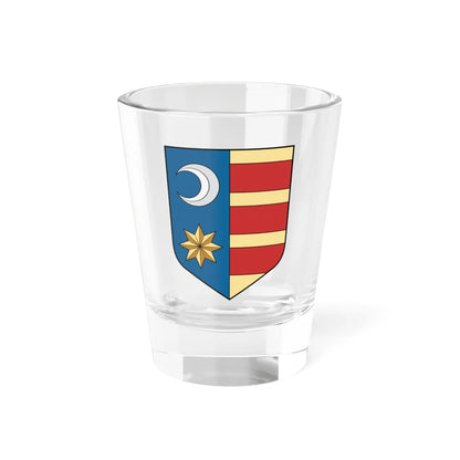 Coa Romania Family Vlad Țepeș v2 (Oman) (Coat of Arms) Shot Glass 1.5oz 1.5oz - Go Mug Yourself