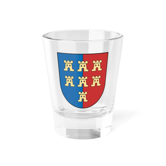 Coa Romania Nationality Saxons (Oman) (Coat of Arms) Shot Glass 1.5oz 1.5oz - Go Mug Yourself