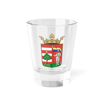 Coa Romania Seat Maros (Oman) (Coat of Arms) Shot Glass 1.5oz 1.5oz - Go Mug Yourself