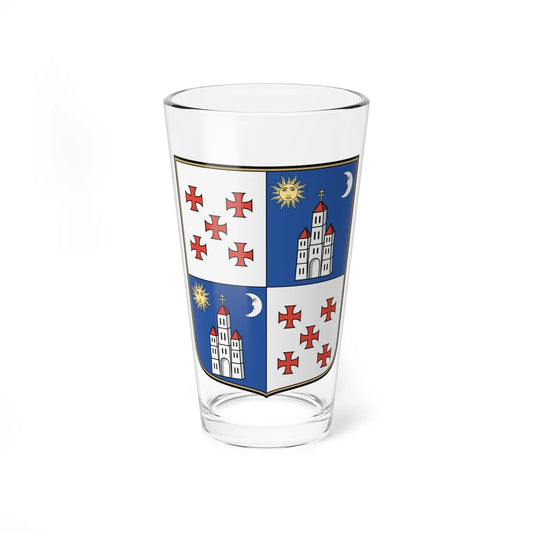 Coa Romania Seat Udvarhely (Oman) (Coat of Arms) Pint Glass 16oz 16oz - Go Mug Yourself