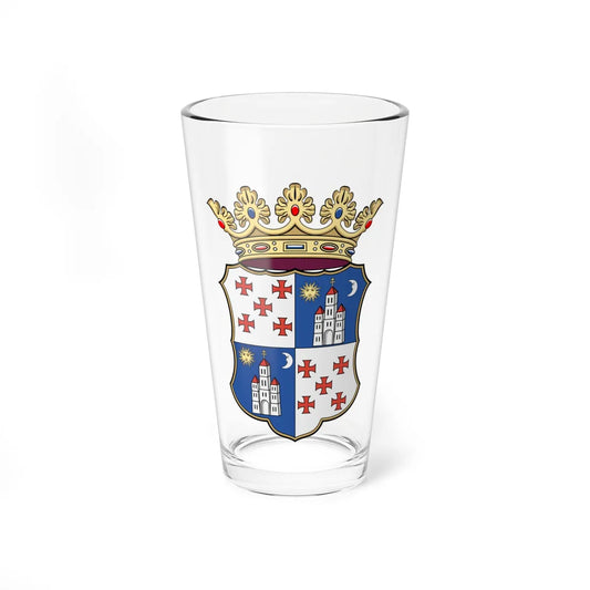 Coa Romania Seat Udvarhely v2 (Oman) (Coat of Arms) Pint Glass 16oz 16oz - Go Mug Yourself