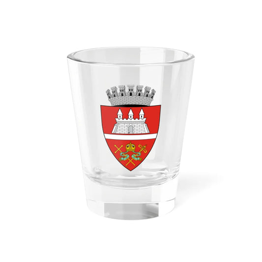 Coa Romania Town Arad History (Oman) (Coat of Arms) Shot Glass 1.5oz 1.5oz - Go Mug Yourself