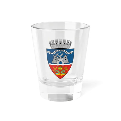 Coa Romania Town Arad (Oman) (Coat of Arms) Shot Glass 1.5oz 1.5oz - Go Mug Yourself