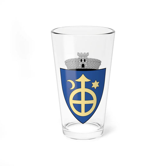 Coa Romania Town Arbore (Oman) (Coat of Arms) Pint Glass 16oz 16oz - Go Mug Yourself
