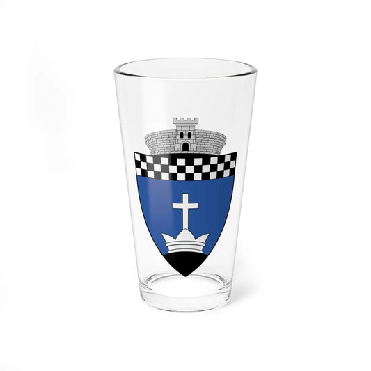 Coa Romania Town Balta Doamnei (Oman) (Coat of Arms) Pint Glass 16oz 16oz - Go Mug Yourself