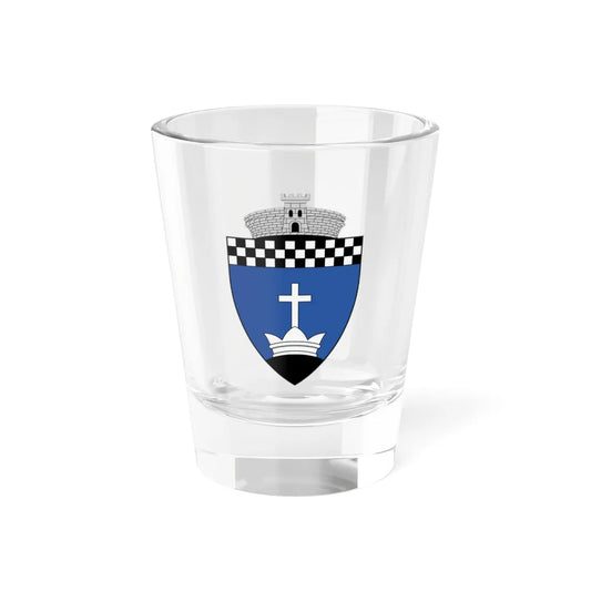 Coa Romania Town Balta Doamnei (Oman) (Coat of Arms) Shot Glass 1.5oz 1.5oz - Go Mug Yourself