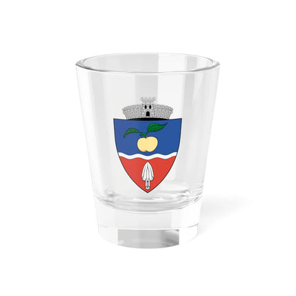 Coa Romania Town Bátos (Oman) (Coat of Arms) Shot Glass 1.5oz 1.5oz - Go Mug Yourself