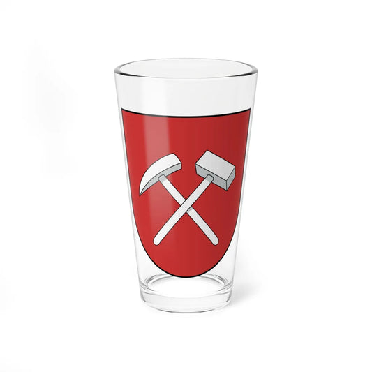 Coa Romania Town Dognácska (Oman) (Coat of Arms) Pint Glass 16oz 16oz - Go Mug Yourself