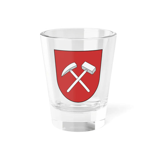 Coa Romania Town Dognácska (Oman) (Coat of Arms) Shot Glass 1.5oz 1.5oz - Go Mug Yourself