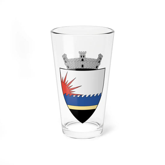 Coa Romania Town Eforie History (Oman) (Coat of Arms) Pint Glass 16oz 16oz - Go Mug Yourself