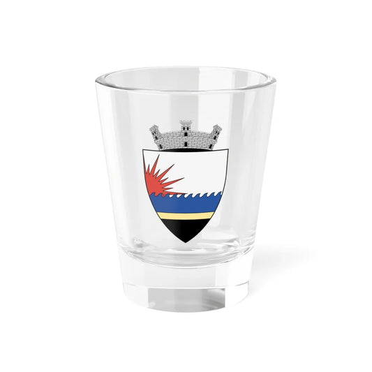 Coa Romania Town Eforie History (Oman) (Coat of Arms) Shot Glass 1.5oz 1.5oz - Go Mug Yourself