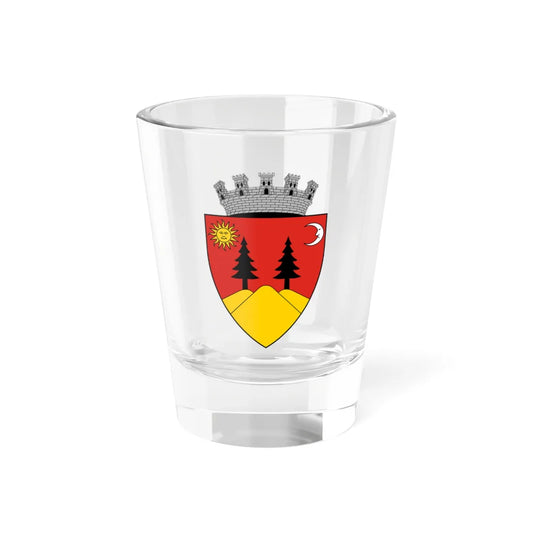 Coa Romania Town Falticsén (Oman) (Coat of Arms) Shot Glass 1.5oz 1.5oz - Go Mug Yourself