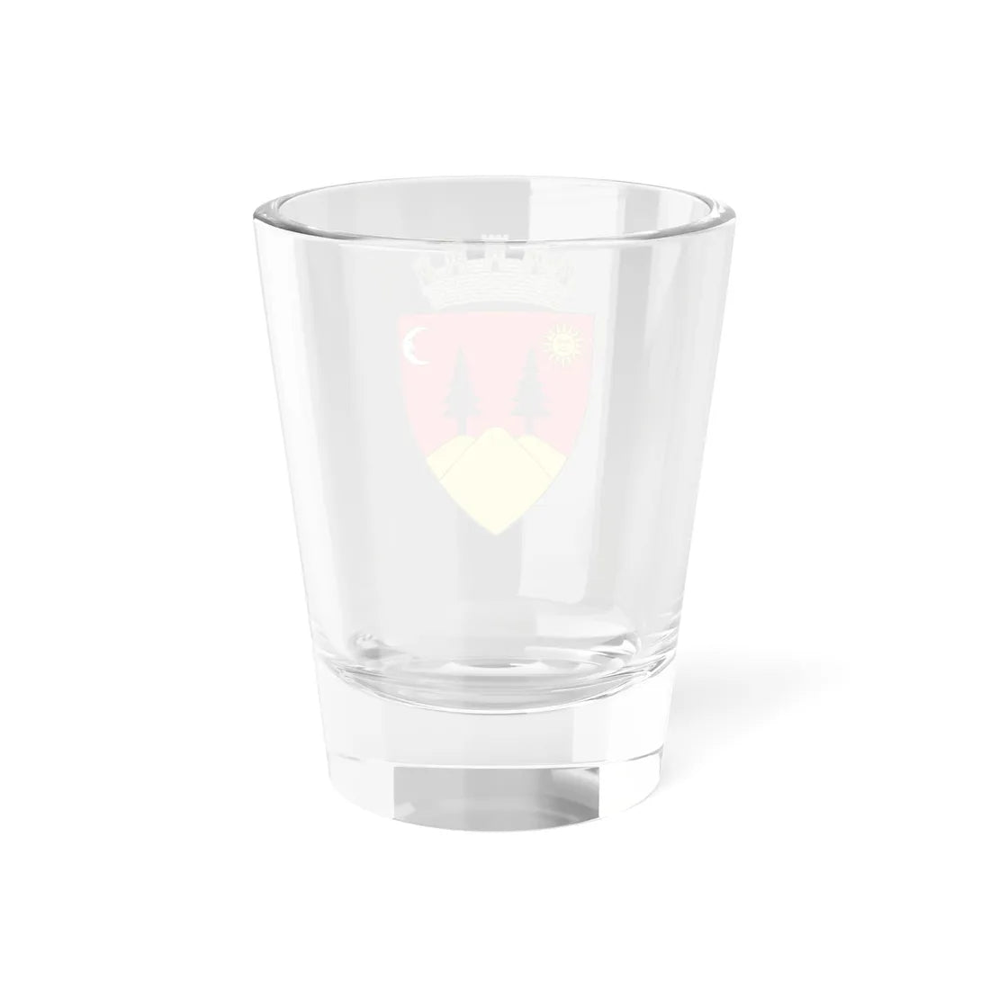 Coa Romania Town Falticsén (Oman) (Coat of Arms) Shot Glass 1.5oz - Go Mug Yourself