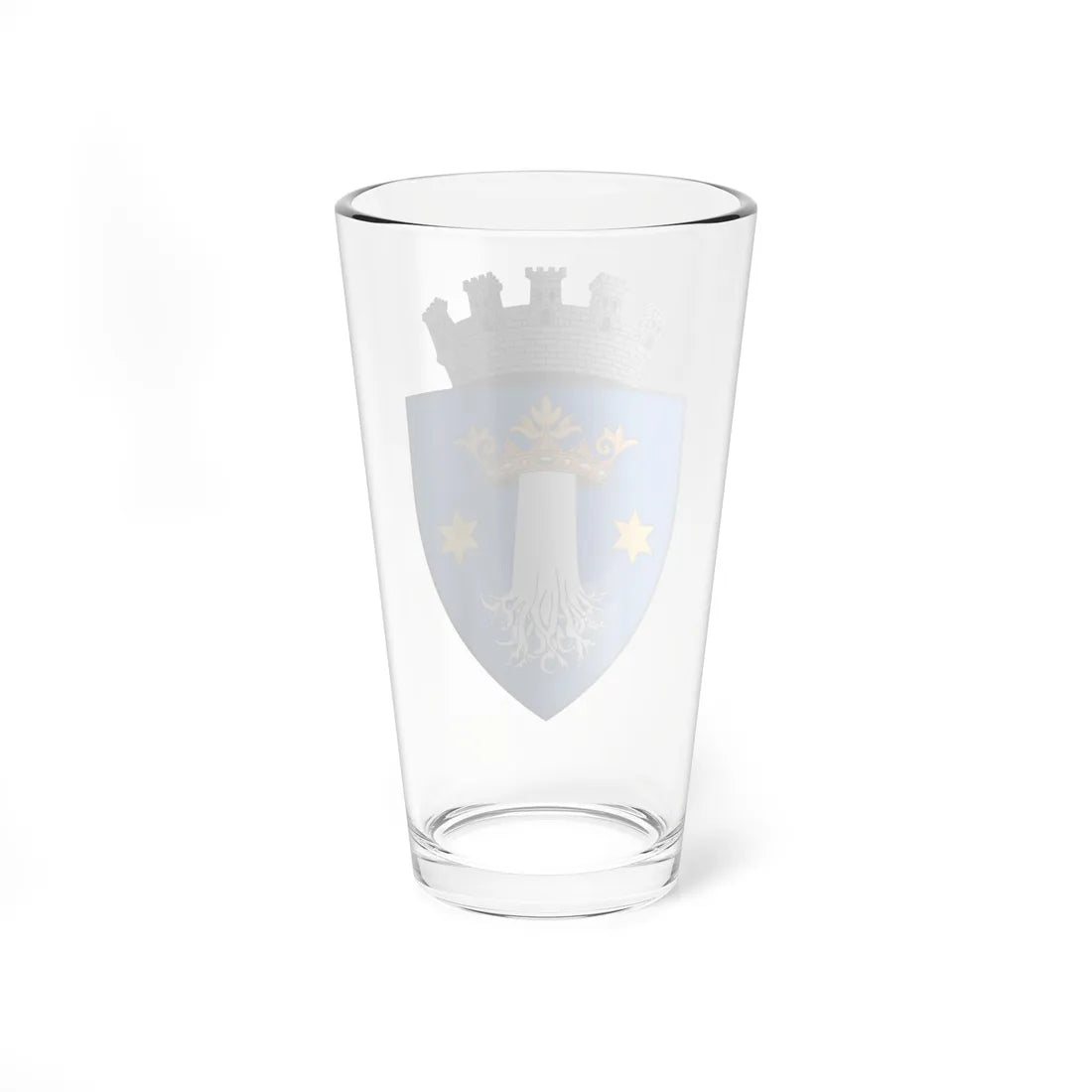 Coa Romania Town Feketehalom (Oman) (Coat of Arms) Pint Glass 16oz - Go Mug Yourself