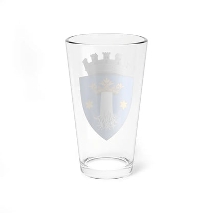 Coa Romania Town Feketehalom (Oman) (Coat of Arms) Pint Glass 16oz - Go Mug Yourself