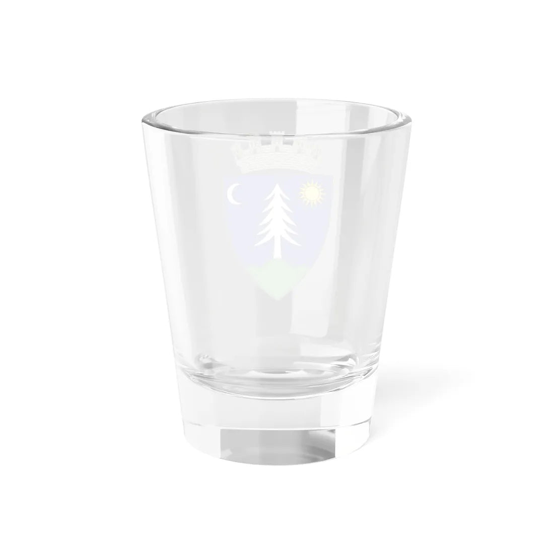 Coa Romania Town Gyergyószentmiklós 2 (Oman) (Coat of Arms) Shot Glass 1.5oz - Go Mug Yourself