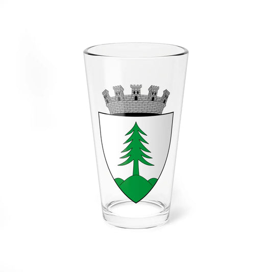 Coa Romania Town Gyergyószentmiklós 3 (Oman) (Coat of Arms) Pint Glass 16oz 16oz - Go Mug Yourself