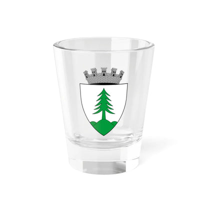 Coa Romania Town Gyergyószentmiklós 3 (Oman) (Coat of Arms) Shot Glass 1.5oz 1.5oz - Go Mug Yourself