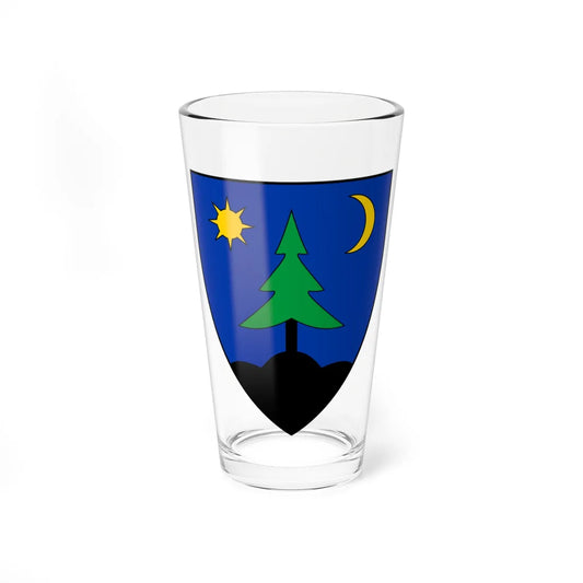Coa Romania Town Gyergyószentmiklós (Oman) (Coat of Arms) Pint Glass 16oz 16oz - Go Mug Yourself